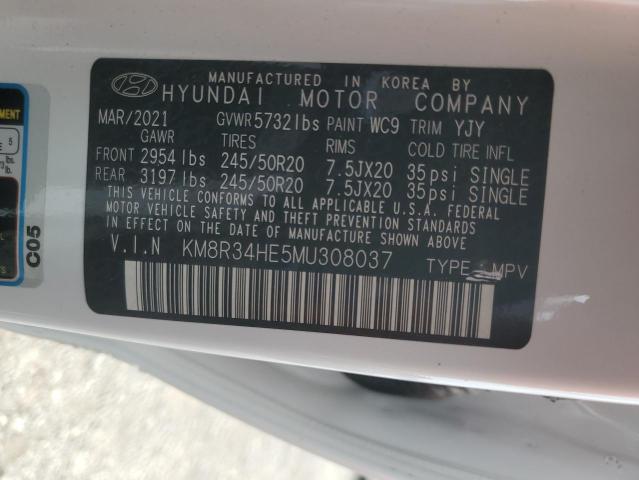 Photo 12 VIN: KM8R34HE5MU308037 - HYUNDAI PALISADE S 