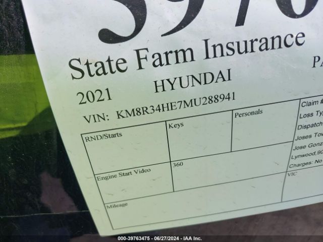 Photo 8 VIN: KM8R34HE7MU288941 - HYUNDAI PALISADE 