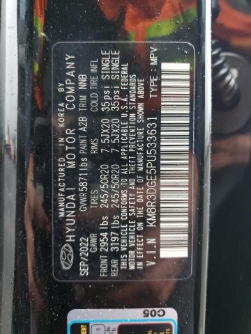 Photo 12 VIN: KM8R3DGE5PU533631 - HYUNDAI PALISADE X 