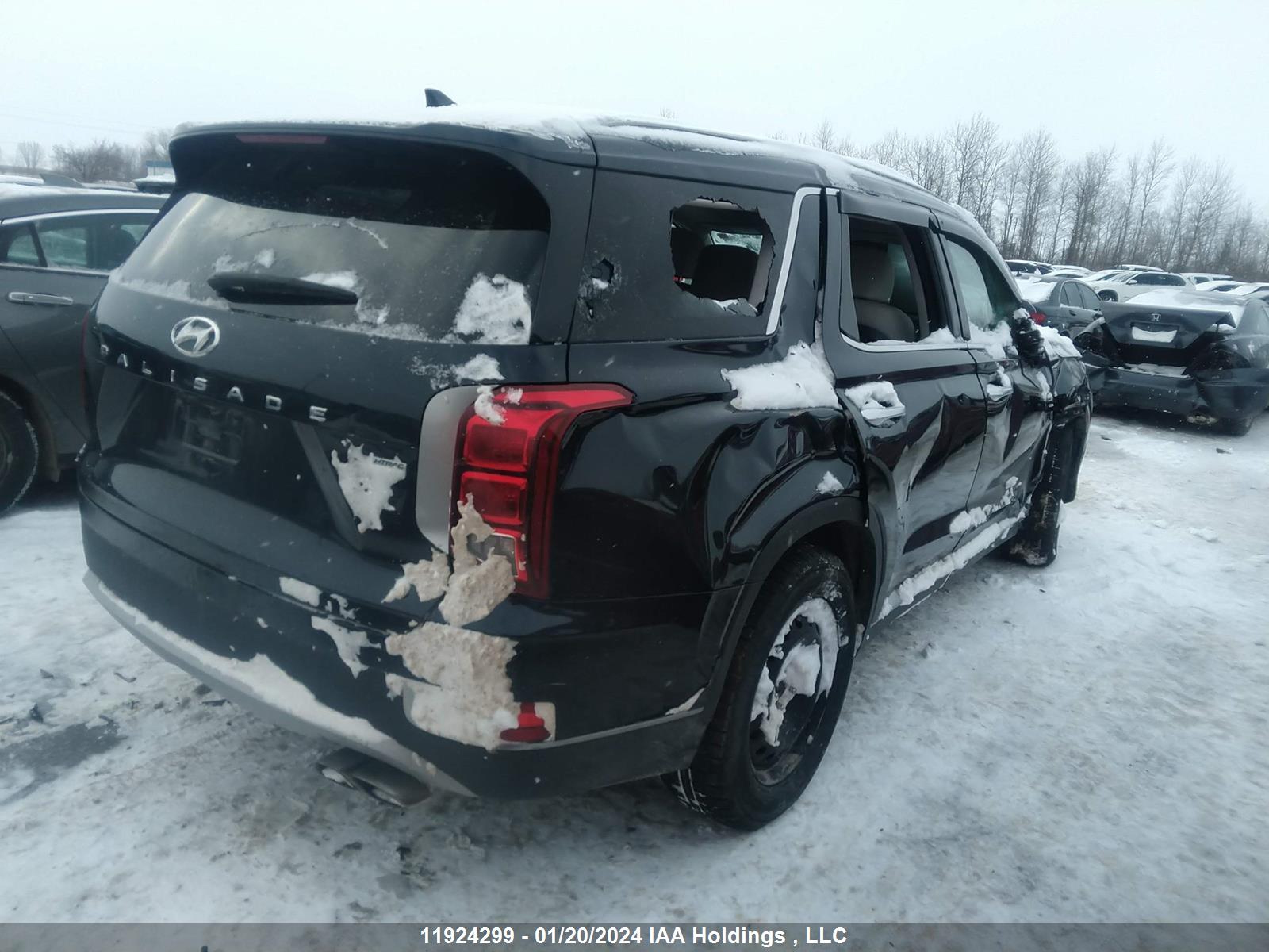 Photo 3 VIN: KM8R3DHE4LU037633 - HYUNDAI PALISADE S 