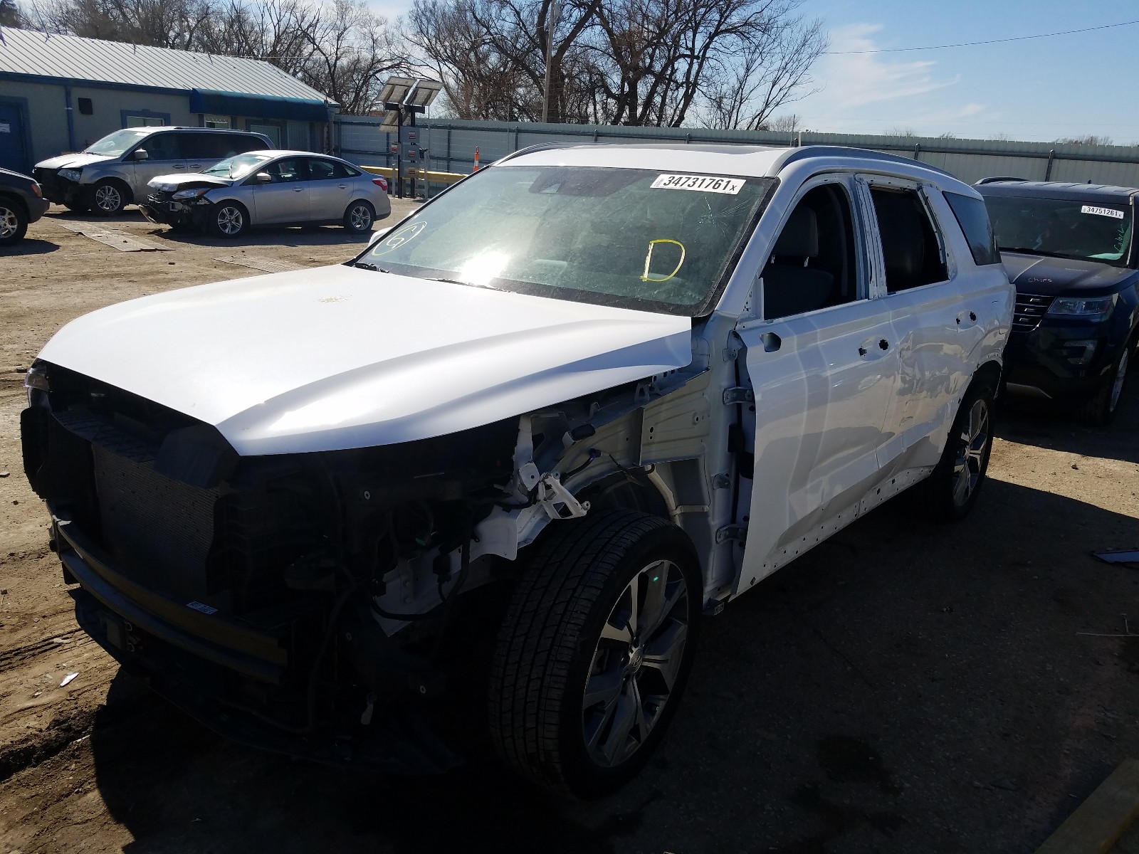 Photo 1 VIN: KM8R3DHE7LU051400 - HYUNDAI PALISADE S 