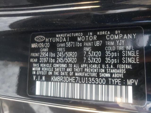 Photo 9 VIN: KM8R3DHE7LU135300 - HYUNDAI PALISADE S 