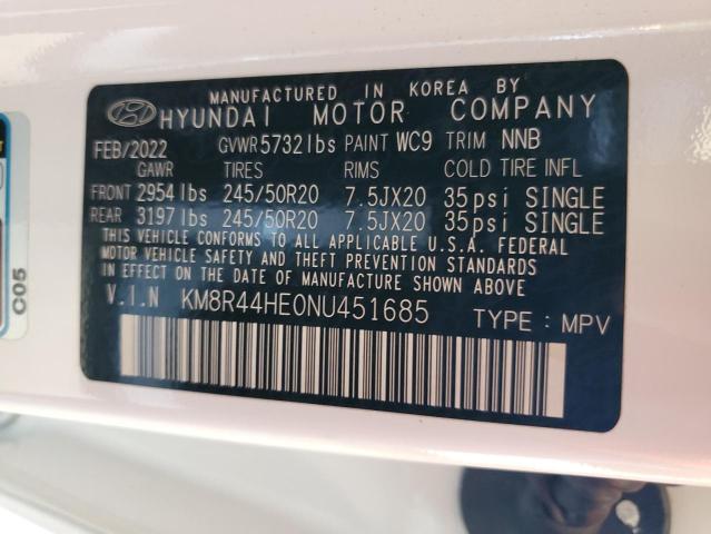 Photo 11 VIN: KM8R44HE0NU451685 - HYUNDAI PALISADE S 