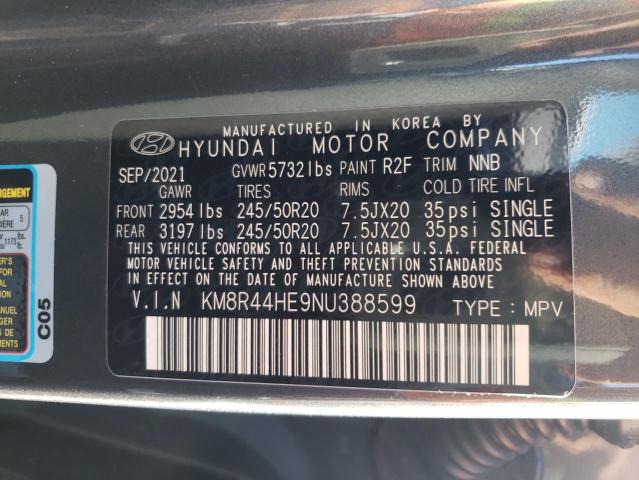 Photo 9 VIN: KM8R44HE9NU388599 - HYUNDAI PALISADE S 