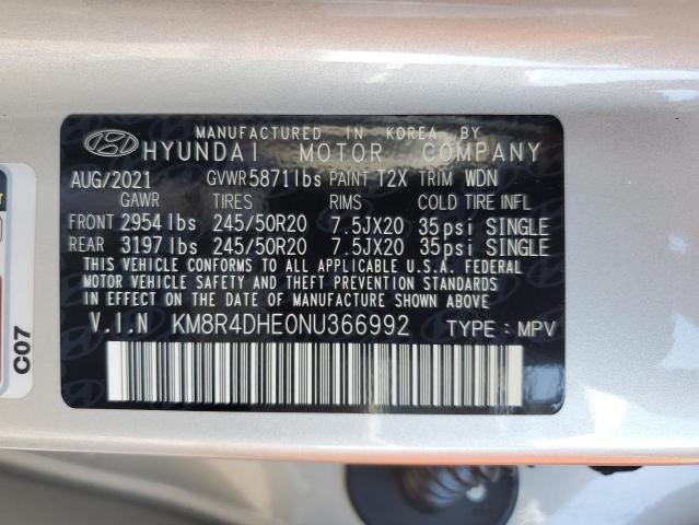 Photo 13 VIN: KM8R4DHE0NU366992 - HYUNDAI PALISADE S 