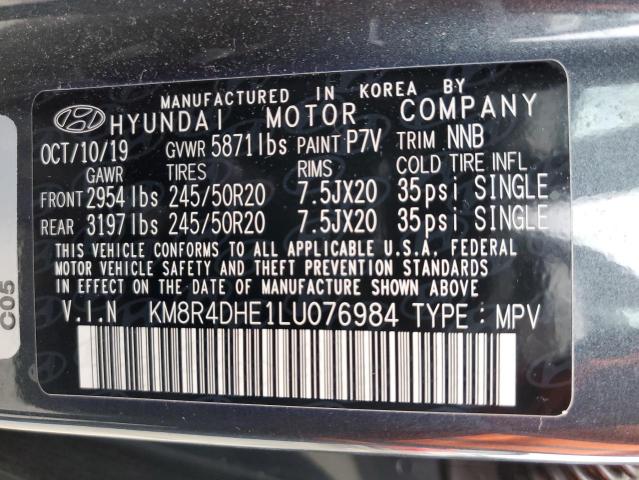 Photo 13 VIN: KM8R4DHE1LU076984 - HYUNDAI PALISADE S 