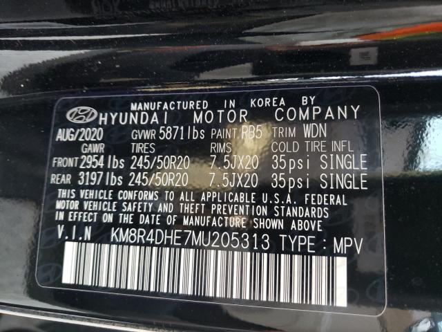 Photo 9 VIN: KM8R4DHE7MU205313 - HYUNDAI PALISADE 