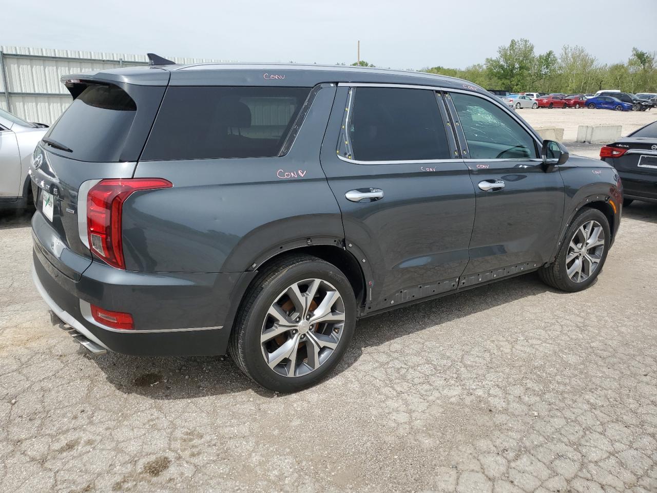 Photo 2 VIN: KM8R4DHEXMU299400 - HYUNDAI PALISADE 