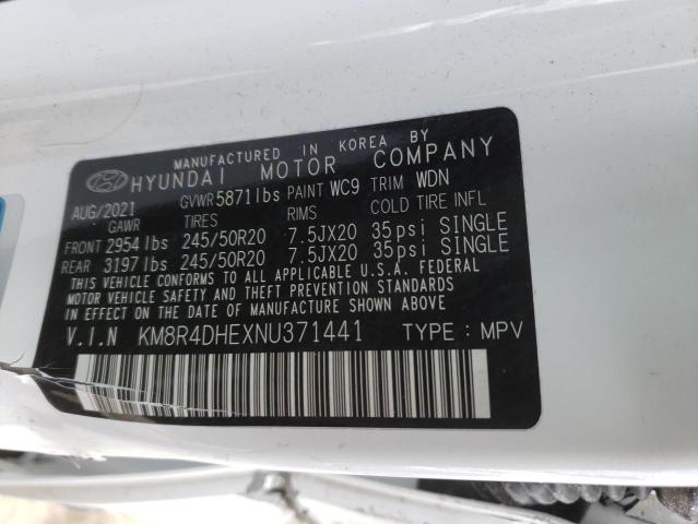 Photo 12 VIN: KM8R4DHEXNU371441 - HYUNDAI PALISADE S 