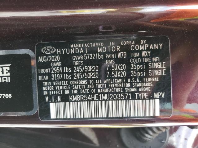 Photo 13 VIN: KM8R54HE1MU203571 - HYUNDAI PALISADE 