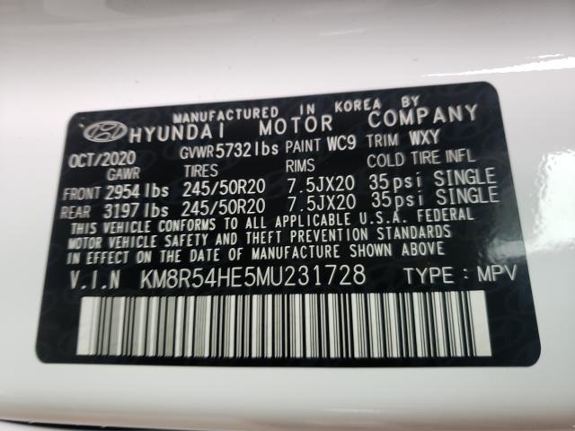 Photo 9 VIN: KM8R54HE5MU231728 - HYUNDAI PALISADE L 