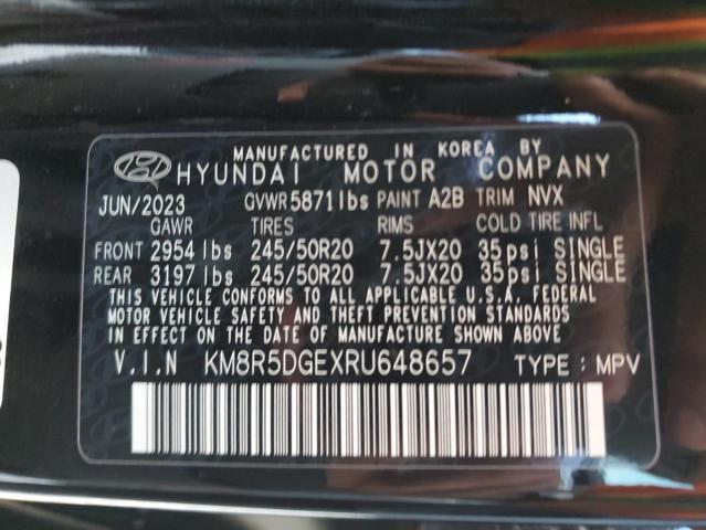 Photo 12 VIN: KM8R5DGEXRU648657 - HYUNDAI PALISADE 