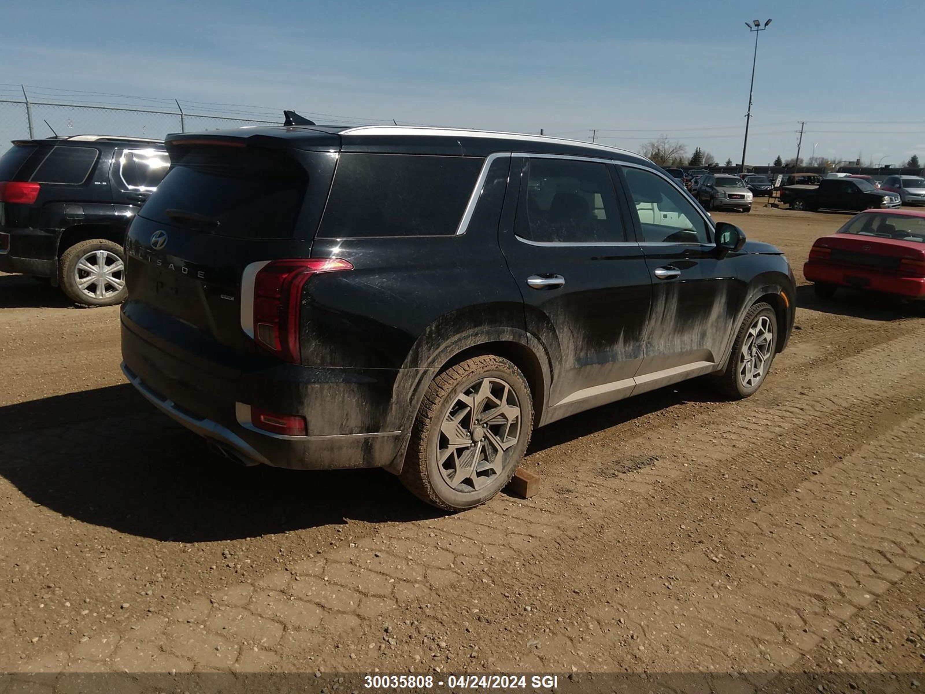 Photo 3 VIN: KM8R5DHE0NU346027 - HYUNDAI PALISADE 