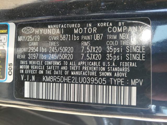 Photo 12 VIN: KM8R5DHE2LU039505 - HYUNDAI PALISADE 