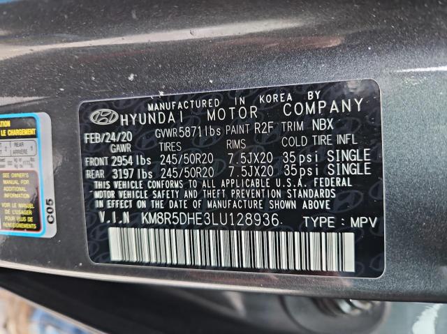 Photo 9 VIN: KM8R5DHE3LU128936 - HYUNDAI PALISADE 