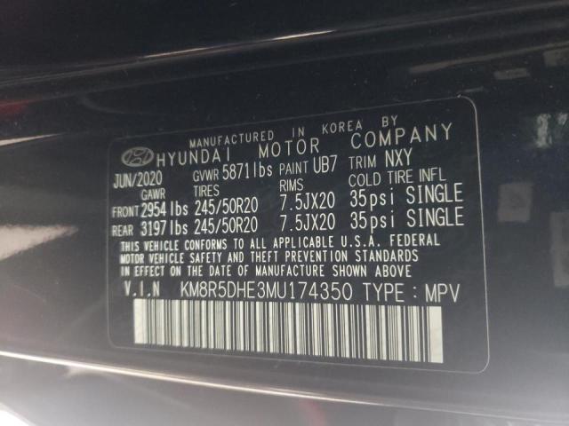 Photo 9 VIN: KM8R5DHE3MU174350 - HYUNDAI PALISADE L 