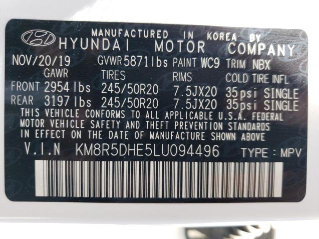 Photo 12 VIN: KM8R5DHE5LU094496 - HYUNDAI PALISADE 