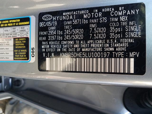 Photo 9 VIN: KM8R5DHE5LU100197 - HYUNDAI PALISADE C 