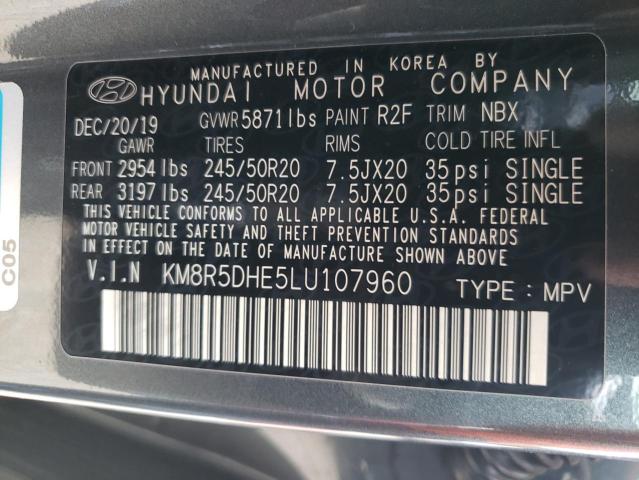 Photo 9 VIN: KM8R5DHE5LU107960 - HYUNDAI PALISADE L 