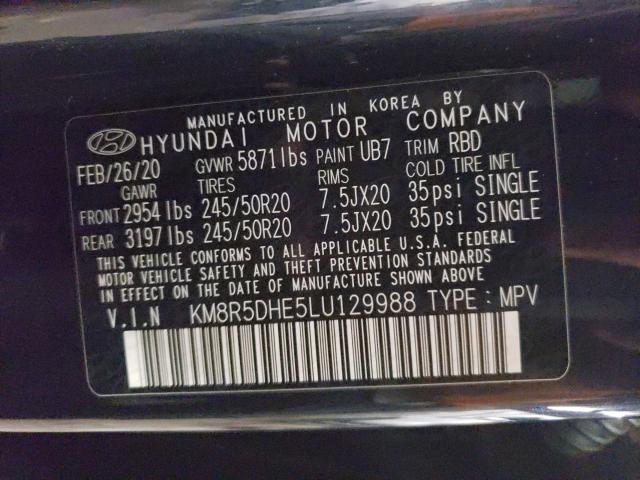 Photo 9 VIN: KM8R5DHE5LU129988 - HYUNDAI PALISADE L 