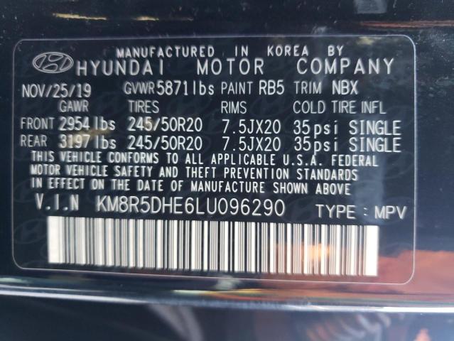 Photo 9 VIN: KM8R5DHE6LU096290 - HYUNDAI PALISADE L 