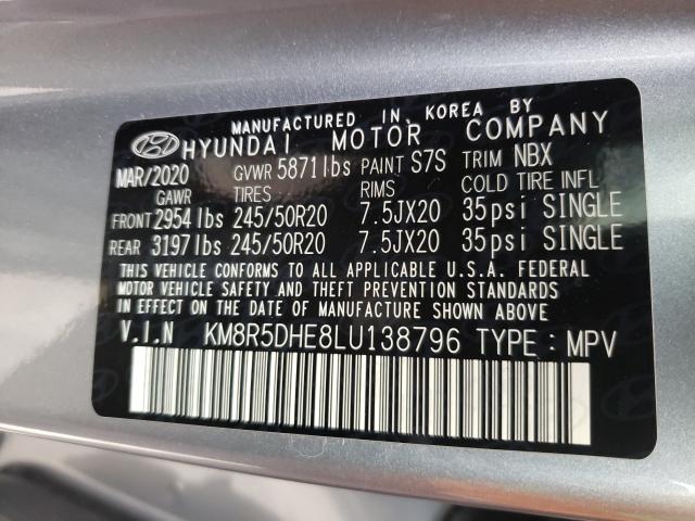 Photo 9 VIN: KM8R5DHE8LU138796 - HYUNDAI PALISADE 