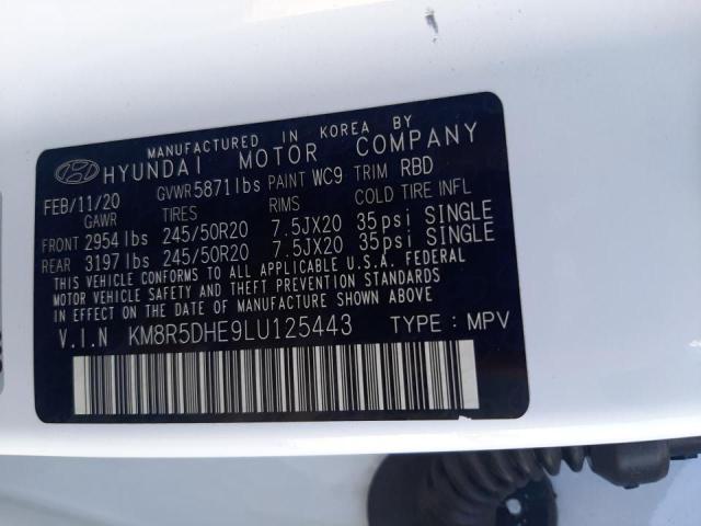 Photo 9 VIN: KM8R5DHE9LU125443 - HYUNDAI PALISADE L 