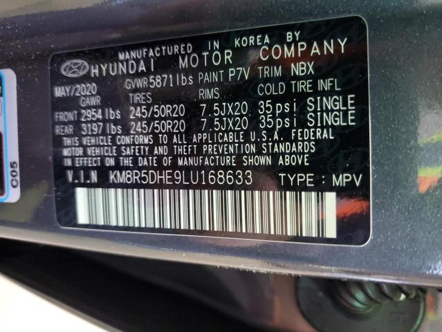 Photo 12 VIN: KM8R5DHE9LU168633 - HYUNDAI PALISADE 