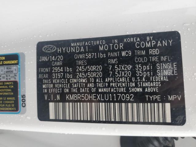 Photo 12 VIN: KM8R5DHEXLU117092 - HYUNDAI PALISADE L 