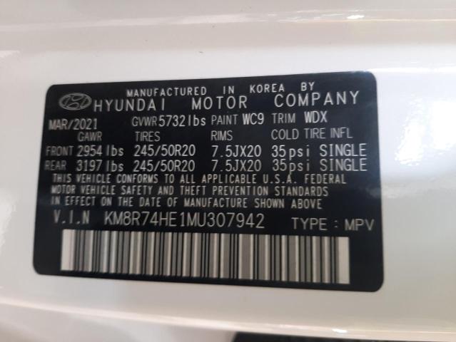 Photo 11 VIN: KM8R74HE1MU307942 - HYUNDAI PALISADE C 