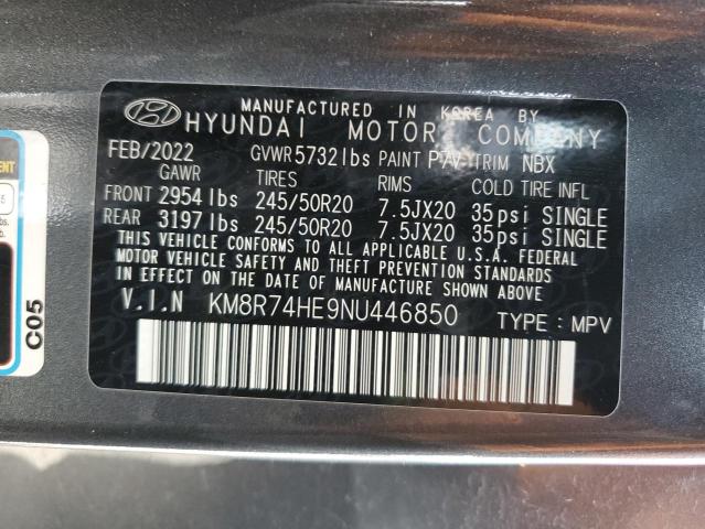 Photo 13 VIN: KM8R74HE9NU446850 - HYUNDAI PALISADE 