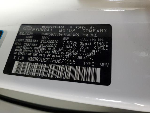 Photo 12 VIN: KM8R7DGE1RU673098 - HYUNDAI PALISADE 