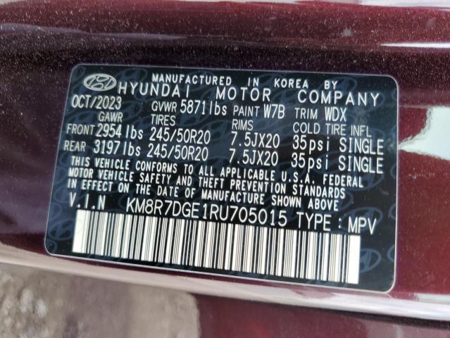 Photo 13 VIN: KM8R7DGE1RU705015 - HYUNDAI PALISADE 