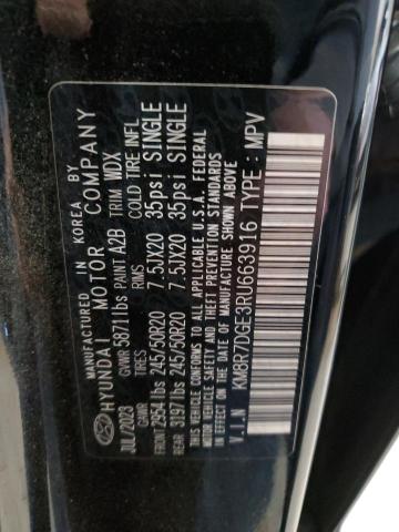 Photo 12 VIN: KM8R7DGE3RU663916 - HYUNDAI PALISADE 