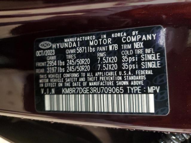 Photo 12 VIN: KM8R7DGE3RU709065 - HYUNDAI PALISADE 