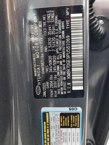 Photo 12 VIN: KM8R7DGE9PU581069 - HYUNDAI PALISADE C 