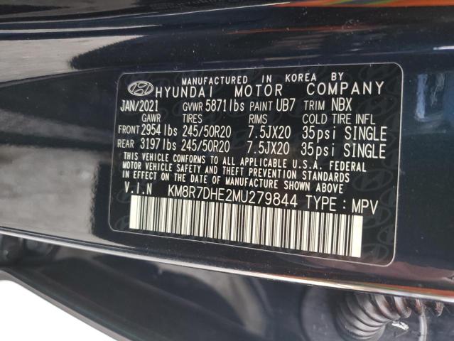 Photo 12 VIN: KM8R7DHE2MU279844 - HYUNDAI PALISADE 