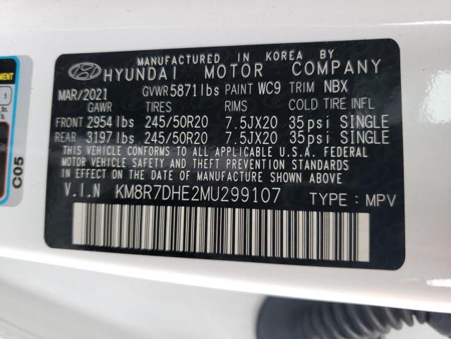 Photo 12 VIN: KM8R7DHE2MU299107 - HYUNDAI PALISADE C 