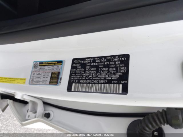 Photo 8 VIN: KM8R7DHE2NU339977 - HYUNDAI PALISADE 