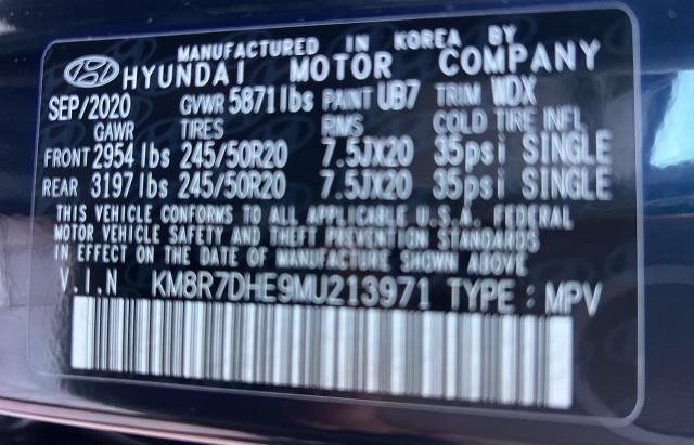 Photo 9 VIN: KM8R7DHE9MU213971 - HYUNDAI PALISADE C 