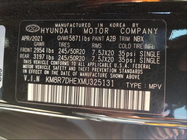 Photo 9 VIN: KM8R7DHEXMU325131 - HYUNDAI PALISADE C 