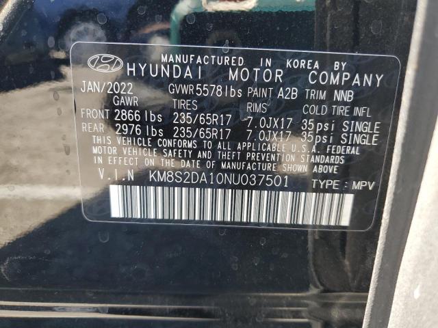 Photo 11 VIN: KM8S2DA10NU037501 - HYUNDAI SANTA FE B 