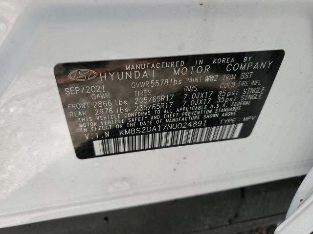 Photo 13 VIN: KM8S2DA17NU024891 - HYUNDAI SANTA FE 