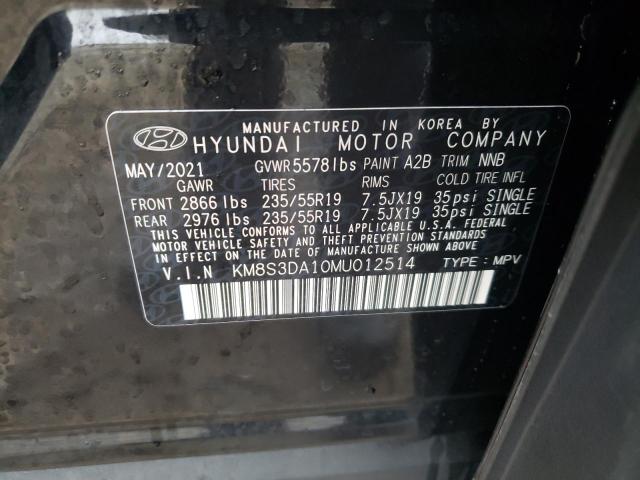 Photo 12 VIN: KM8S3DA10MU012514 - HYUNDAI SANTA FE 