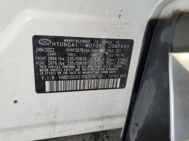 Photo 12 VIN: KM8S5DA13NU036530 - HYUNDAI SANTA FE 