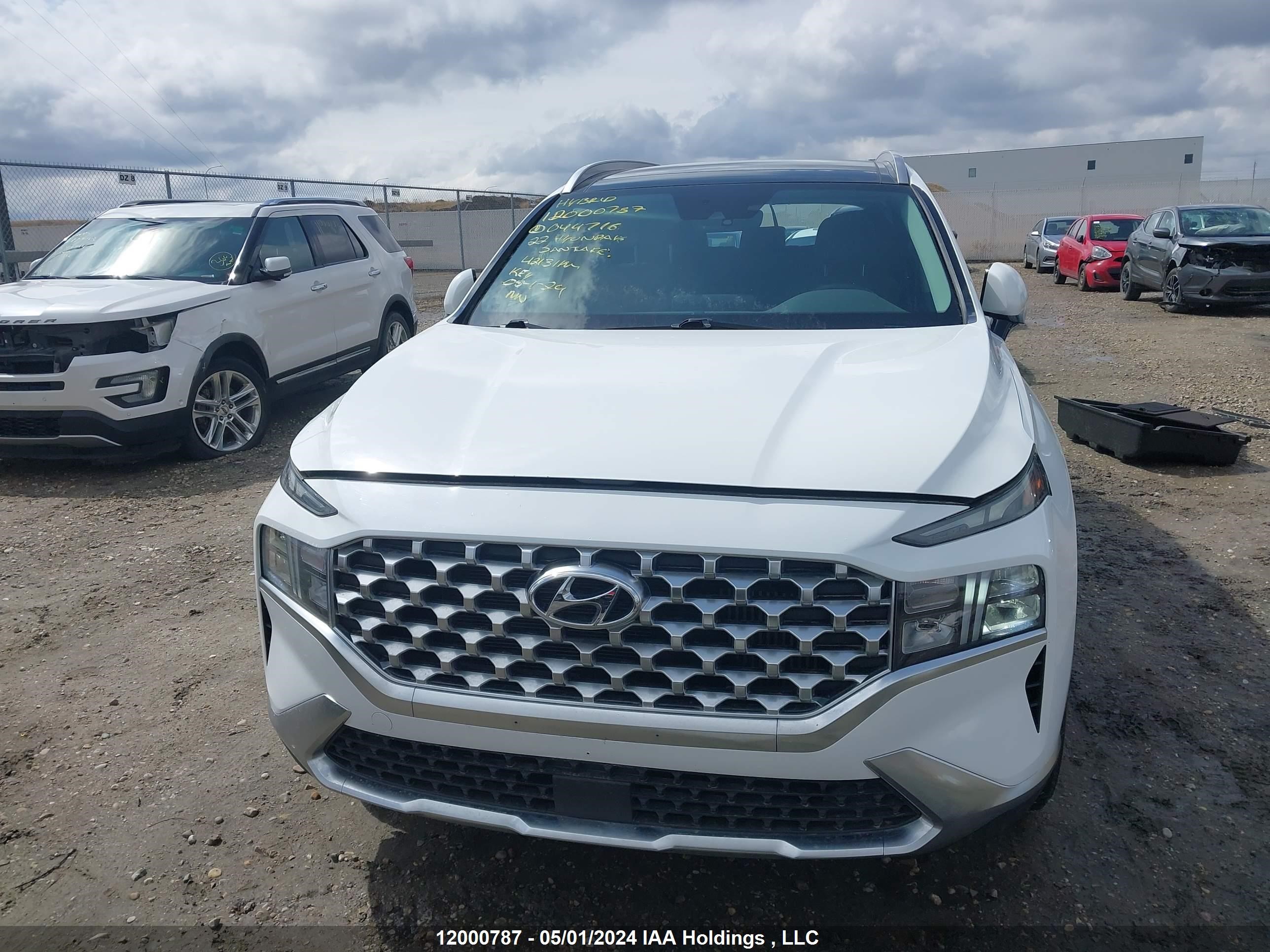 Photo 12 VIN: KM8S7DA29NU044716 - HYUNDAI SANTA FE 