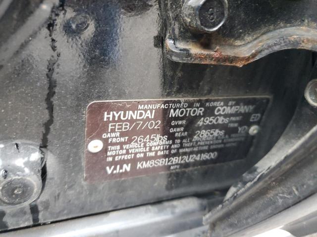 Photo 12 VIN: KM8SB12B12U241600 - HYUNDAI SANTA FE G 