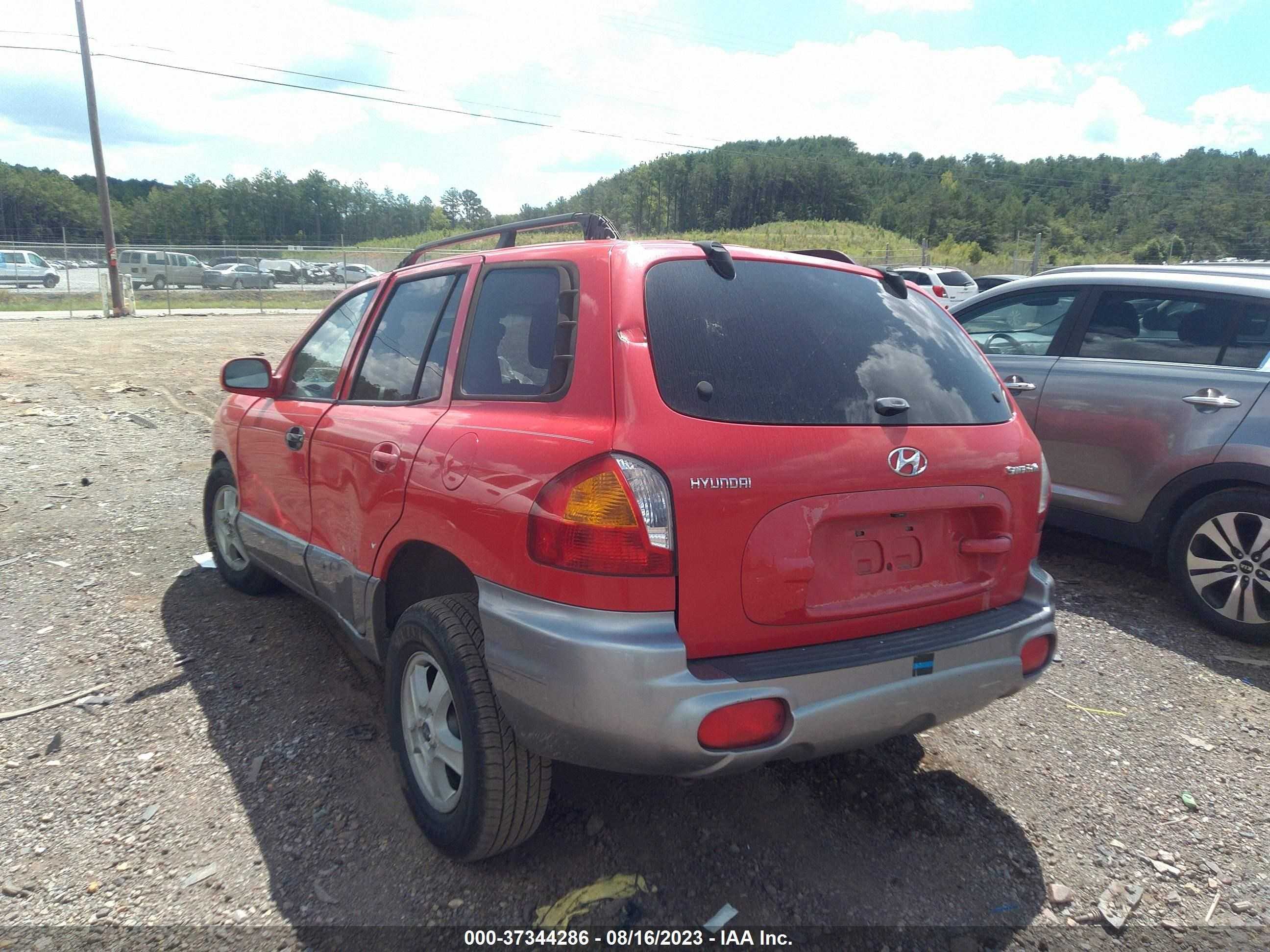 Photo 2 VIN: KM8SB12B53U512790 - HYUNDAI SANTA FE 