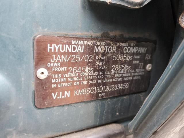 Photo 12 VIN: KM8SC13D12U233459 - HYUNDAI SANTA FE 