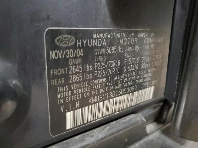 Photo 12 VIN: KM8SC13D15U930991 - HYUNDAI SANTA FE G 